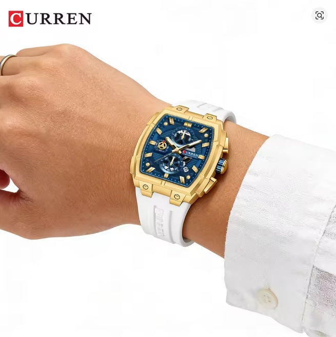 ساعة يد كرونوجراف فاخرة من CURREN | أناقة رجل الأعمال العصرية | 2026
