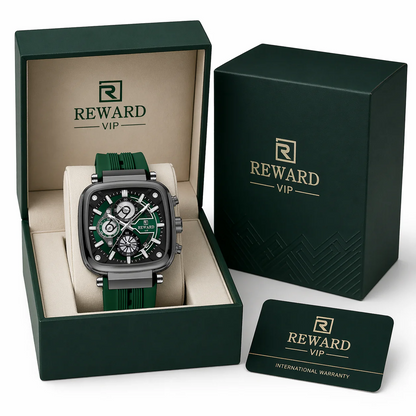 REWARD VIP & LUXURY WATCH | Men Fashion Square Wristwatch | 2026