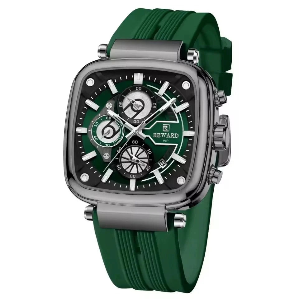 REWARD VIP & LUXURY WATCH | Men Fashion Square Wristwatch | 2026